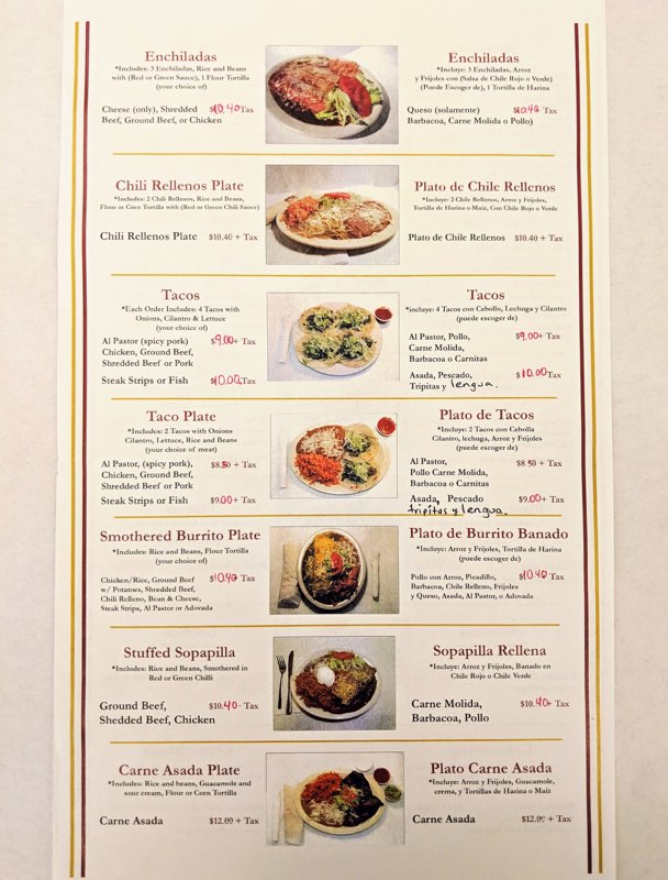 chili's farmington nm menu